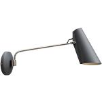 Northern Birdy wandlamp, aluminium, 60 W, grijs