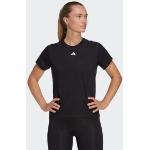 Zwarte adidas Performance Sport T-shirts  in maat S voor Dames 