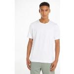Witte Calvin Klein PERFORMANCE T-shirts met ronde hals Ronde hals  in maat S voor Heren 
