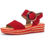 Rode Gabor Sleehak sandalen Sleehakken  in maat 37 voor Dames 