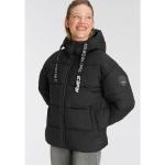 Zwarte Ice Peak Gewatteerde Donzen jas  in maat 3XL voor Dames 
