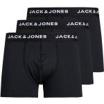 Zwarte Microfiber Jack & Jones Strakke boxershorts  in maat S voor Heren 
