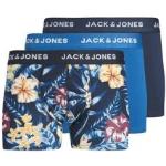 Blauwe Microfiber Jack & Jones Boxershorts  in maat S voor Heren 