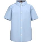 Blauwe Name It Kinderoverhemden met korte mouw  in maat 164 voor Babies 