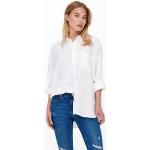 Witte Linnen ONLY Korting Lange blouses  in maat L voor Dames 