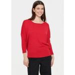 NU 20% KORTING: Saint Tropez Trui met ronde hals A2561, MilaSZ R-Neck Pullover rood Extra Small