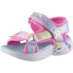 Roze Skechers Kids Meme / Theme Unicorn Sandalen  in maat 21 met motief van Eenhoorns voor Babies 