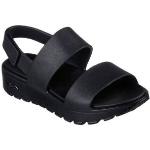 Zwarte Skechers Arch Fit Sleehak sandalen  in maat 37 voor Dames 
