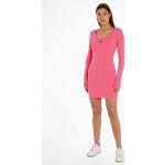 Casual Roze Jersey Tommy Hilfiger Bodycon jurken  in maat S voor Dames 
