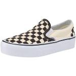 Zwarte Vans Checkerboard Slip-on sneakers  in maat 37 met Instap voor Dames 