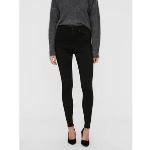Zwarte Modal High waist Vero Moda Hoge taille jeans  in maat S 