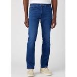 Blauwe Stretch Wrangler Greensboro Stretch jeans voor Heren 