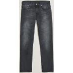 Grijze Stretch Nudie Jeans Grim Tim Stretch jeans Sustainable voor Heren 