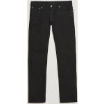 Zwarte Badstoffen Stretch Nudie Jeans Stretch jeans Sustainable voor Heren 