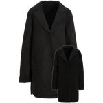 Zwarte Polyester Lange winterjassen  in maat XL in de Sale voor Dames 