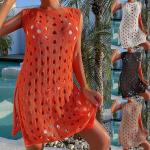 Oranje Polyester Mini jurken voor Dames 