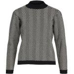 Zwarte Polyester Object All over print Gebreide truien  in maat M Sustainable in de Sale voor Dames 