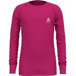 Paarse Odlo Crew Kinder thermo shirts  in maat 152 in de Sale 
