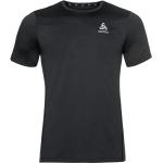 Zwarte Polyester Odlo T-shirts met opdruk  in maat S voor Heren 