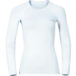 Witte Polyamide Odlo Ademende Thermoshirts  voor de Winter  in maat XL voor Dames 