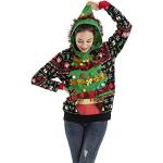 Casual Acryl Gebreide Pullovers  voor een Kerstmis  in maat XXL met motief van Pinguin voor Dames 