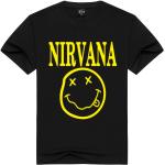 Officieel Nirvana Smiley Face T-shirt Rockband Kurt