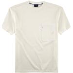 Casual Gebroken-witte Jersey OLYMP T-shirts met ronde hals Ronde hals  in maat L voor Heren 