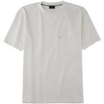 Casual Gebroken-witte Jersey OLYMP T-shirts met ronde hals Ronde hals  in maat S voor Heren 