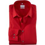 Rode Stretch OLYMP Zakelijke overhemden  in maat M voor Heren 