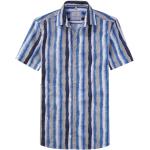 Smart Casual Marine-blauwe OLYMP Tie Dye Casual overhemden  in maat L in de Sale voor Heren 