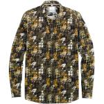 Smart Casual Olijfgroene Corduroy OLYMP All over print Overhemden met print  in maat L in de Sale voor Heren 