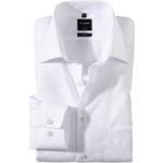 Witte OLYMP Luxor Zakelijke overhemden  in maat M voor Heren 