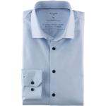 Blauwe Polyester OLYMP Zakelijke overhemden  voor de Herfst  in maat L voor Heren 