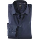 Urban Marine-blauwe OLYMP Zakelijke overhemden voor Heren 