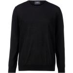 Zwarte Merinowollen OLYMP Pullovers  voor de Herfst  in maat M voor Heren 