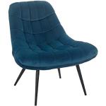 Scandinavische Blauwe Massief Houten Design stoelen 