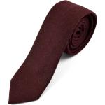 Klassieke Paarse Wollen Effen stropdassen voor Heren 