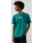 One Piece Tee Shirt One Piece Embro Washed Groen Heren xs male