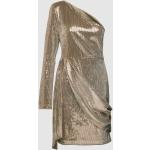 Grijze Polyester One shoulder jurken One Shoulder Mini met Sequins in de Sale voor Dames 