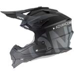 O'NEAL | Motorcross-helm | MX Enduro | ABS-schaal, veiligheidsstandaard ECE 2205, ventilatieopeningen voor optimale ventilatie en koeling | 2SRS Helm Slick | Volwassen | Zwart/Grijs | Maat L