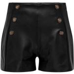 Casual Zwarte Polyester High waist ONLY High waisted shorts  in maat XS in de Sale voor Dames 