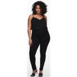 Zwarte Polyester High waist ONLY Skinny jeans  in Grote Maten  in maat XL  lengte L32  breedte W42 voor Dames 