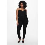 Zwarte Polyester High waist ONLY Skinny jeans  in Grote Maten  in maat XL  lengte L34  breedte W42 voor Dames 