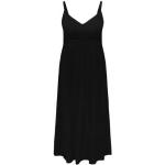 Zwarte Polyester ONLY Mouwloze jurken V-hals  in Grote Maten voor Dames 