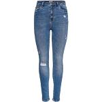 Blauwe ONLY Skinny jeans  in maat M  breedte W27 in de Sale voor Dames 