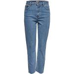 Lichtblauwe High waist ONLY Hoge taille jeans  in maat XS in de Sale voor Dames 