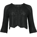 Zwarte Polyester ONLY Gebreide Ronde-hals truien Ronde hals  in maat L voor Dames 