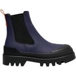 Donkerblauwe Imitatie leren ONLY Chelsea boots  in maat 36 met Hakhoogte tot 3cm in de Sale voor Dames 