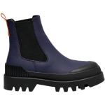 Donkerblauwe Imitatie leren ONLY Chelsea boots  in maat 37 met Hakhoogte tot 3cm in de Sale voor Dames 