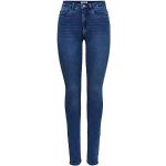 ONLY Onlroyal skinny jeans met hoge taille voor dames, blauw (medium blue denim), S